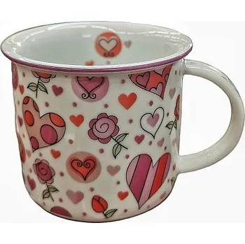 Hrnek 250ml TINA - ZAMIL.SRDCE, čes.porcelán