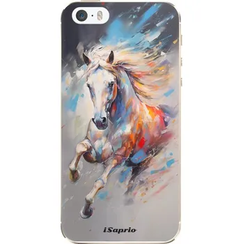 Pouzdro na mobilní telefon Odolné silikonové pouzdro iSaprio - Abstract Horse - iPhone 5/5S/SE