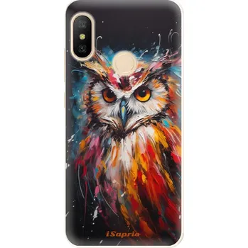 Pouzdro na mobilní telefon Odolné silikonové pouzdro iSaprio - Abstract Owl - Xiaomi Mi A2 Lite
