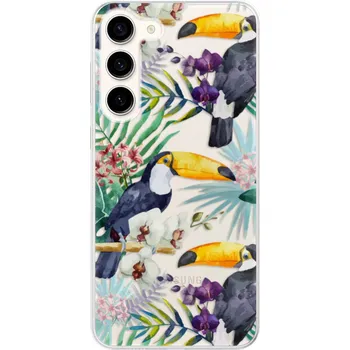 Telefonní příslušenství Odolné silikonové pouzdro iSaprio - Tucan Pattern 01 - Samsung Galaxy S23+ 5G