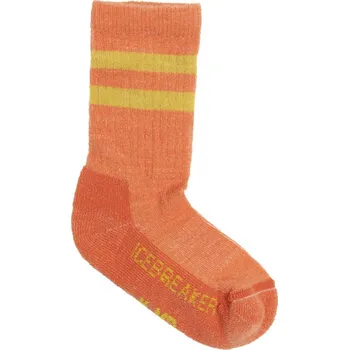Dětské termo ponožky ICEBREAKER Kids Hike Light Crew, Ember/Lux velikost: 33-36 (XL)