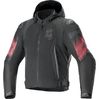 Moto bunda Bunda ZACA AIR VENOM WATERPROOF, ALPINESTARS (černá/červená fluo) 2026 (Velikost: 4XL)