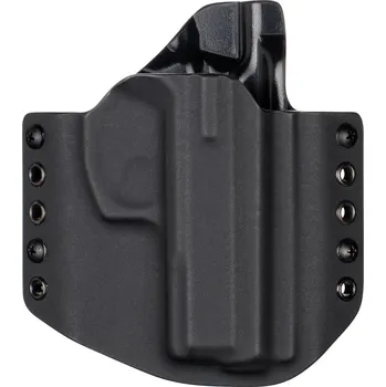 Příslušenství pro sportovní střelbu RH Holsters OWB - CZ 75 P-01 Ω - CZ 75 D Compact - CZ 75 Compact Shadow Line - vnější kydexové pouzdro - poloviční sweatguard - černá/černá Pouzdro je pro: Pravák