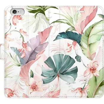 Pouzdro na mobilní telefon Flipové pouzdro iSaprio - Flower Pattern 07 - iPhone 6/6S