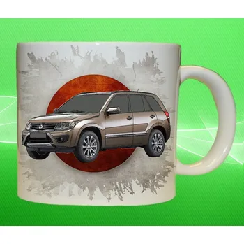 hrnek Suzuki Grand Vitara 150ml (hrneček s osobním autem Suzuki)