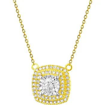 Náhrdelník Náhrdelník ze žlutého a bílého zlata s diamanty - 0,23 ct - ryzost 585 - 157.223