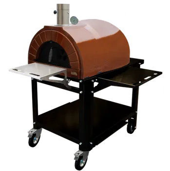 Příprava pizzy Zahradní pec Amphora READY s kolečky