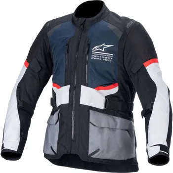 Moto bunda Bunda ANDES AIR DRYSTAR, ALPINESTARS (tmavě modrá/černá/světle šedá) 2026 (Velikost: 4XL)