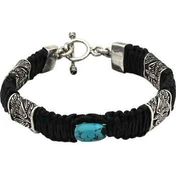 Souprava šperků Vorlové Šperky, Náramek s pravým tyrkysem, K047