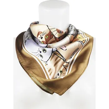 Šátek Šátek z umělého hedvábí , zlatý
