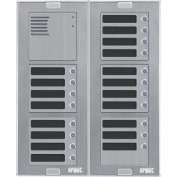 Železářství Zvonkové tablo URMET Sinthesi S2 - pro 19 účastníků - VČ. KRYCÍ STŘÍŠKY