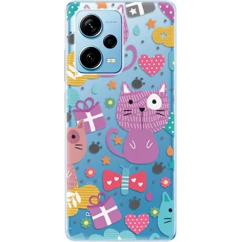 Pouzdro na mobilní telefon Odolné silikonové pouzdro iSaprio - Cat pattern 01 - Xiaomi Redmi Note 12 Pro 5G / Poco X5 Pro 5G