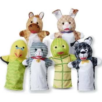 maňásek Maňásci - Sada 6ks, Domácí zvířata (M&amp;D)