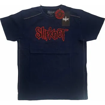 Pánská móda Slipknot tričko, Logo Snow Washed Blue, pánské S