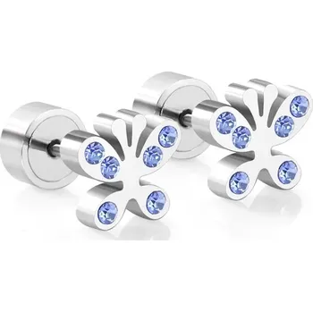 Náušnice Dívčí náušnice se zirkony - 161DS