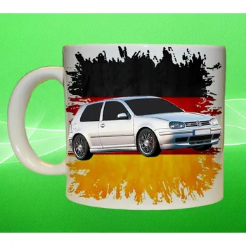 hrnek Volkswagen Golf Mk.IV 550ml (hrneček s osobním autem Volkswagen )