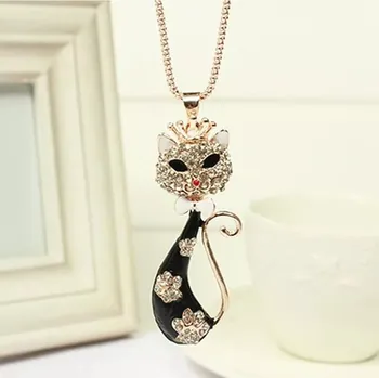 Náhrdelník Náhrdelník s přívěškem-kočka