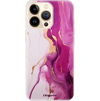 Pouzdro na mobilní telefon Odolné silikonové pouzdro iSaprio - Pink Gold Marble - iPhone 13 Pro
