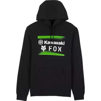 Pánská mikina FOX mikina FOX X KAWASAKI Fleece black - S