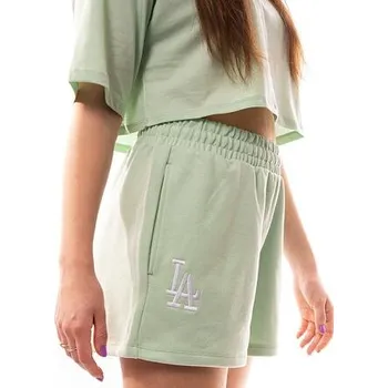Pánské kraťasy Dámské kraťasy New Era MLB Le Shorts Los Angeles Dodgers Fresh Mint / White velikost XS