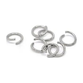 Piercing OK1054 komponenty - ocelový kroužek 0,5x5 mm