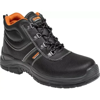BENNON Obuv pracovní bezpečnostní kotníková černá BASIC S3 High, vel.36