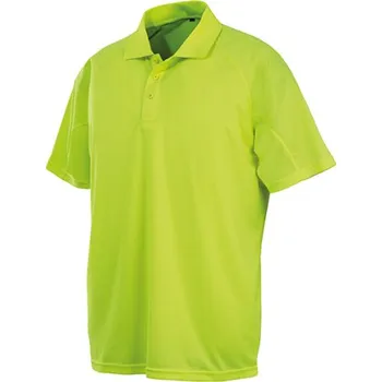 Dámské tričko Spiro Unisex funkční polo triko RT288 Fluorescent Yellow L