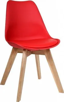 Jídelní židle LuxuryForm Bali červená/buk