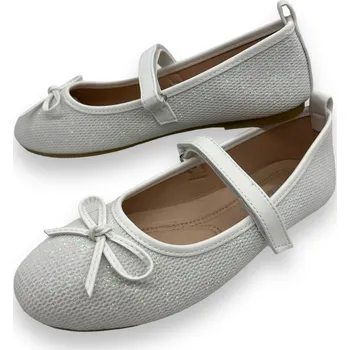 Dívčí obuv Lathay moda Dívčí bílé baleríny 03 Barva: Bílá, Velikost: 33