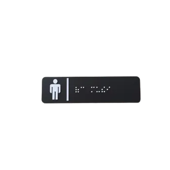 Informační tabulka MP - Piktogram Braillovo písmo "Páni" - nalepovací 30 mm ANT - Antracit