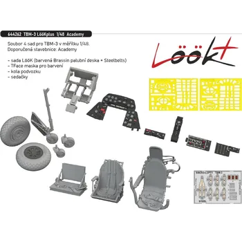 Plastikový model Eduard 1/48 TBM-3 LööKplus (ACADEMY)