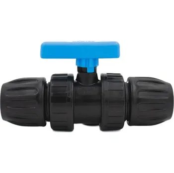 Ventil TECNO PLASTIC PP kulový kohout - svěrný spoj x svěrný spoj 32mm 40 VSR 16G 032