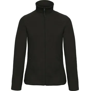Dámská mikina B&C Dámská bunda micro fleece Velikost: XS, Barva: černá