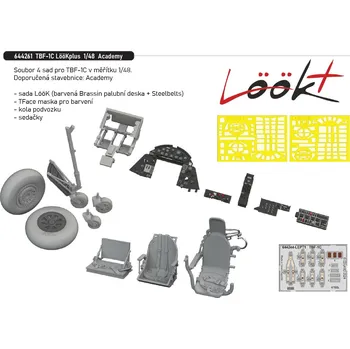 Plastikový model Eduard 1/48 TBF-1C LööKplus (ACADEMY)