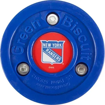 Puk Treninkový puk Green Biscuit NHL - New York Rangers (Green Biscuit - New York Rangers)