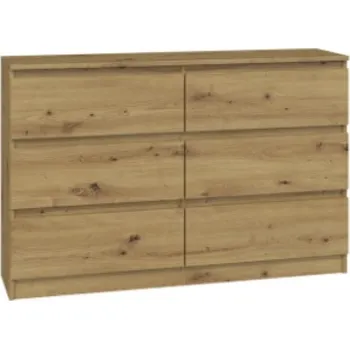 Komoda Komoda Karo 6 šuplíků 120 cm