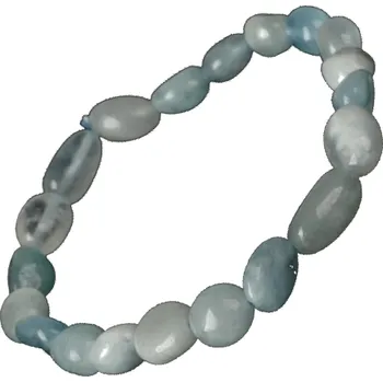 Náramek EX Herbis AHDL Náramek valounky Akvamarín VNI06