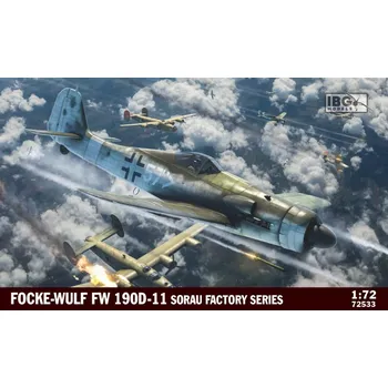 Plastikový model IBG 1/72 Fw 190D-11 Sorau Factory Series