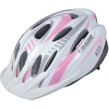 Cyklistická přilba Limar 540 Superlight přilba MTB, stříbrno-růžová, velikost L