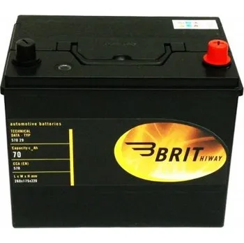 Autobaterie Autobaterie BRIT Hiway 77 Ah/ 6V