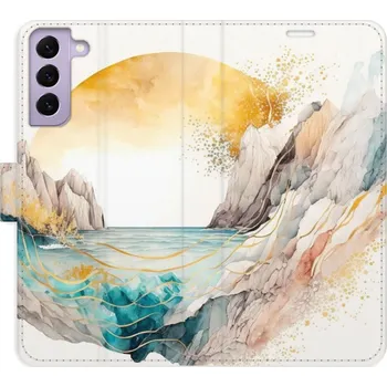 Pouzdro na mobilní telefon Flipové pouzdro iSaprio - Winter in the Mountains - Samsung Galaxy S22 5G