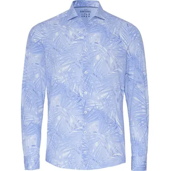 Pánská košile Košile Pure Slim Fit "Functional" modrá-bílá velikost: 42, délka rukávu: dlouhý rukáv