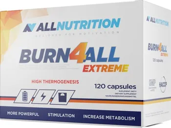 Spalovač tuku All Nutrition Burn4All Extreme 120 cps.
