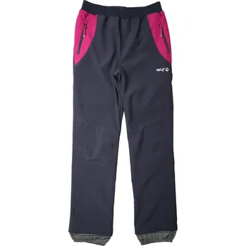 Dívčí kalhoty Dívčí softshellové kalhoty šedé WOLF B2482 Velikost: 128