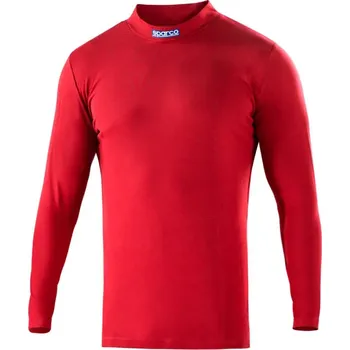 Tričko Sparco B-Rookie s dlouhým rukávem červená M