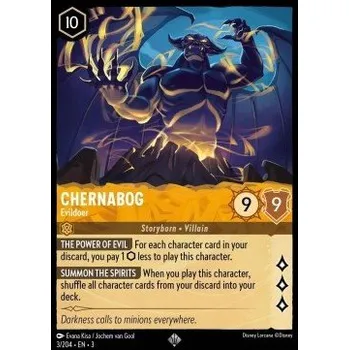 Sběratelská karetní hra INK 003/204 Chernabog - Evildoer (V.1) - Into The Inklands Stav: Near Mint, Verze: NORMAL