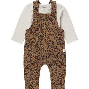 Kojenecká souprava SET NOPPIES TUPELO, HNĚDÝ Velikost: 56