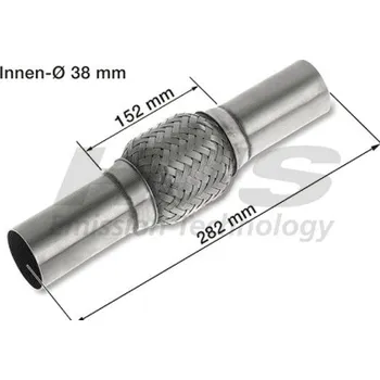 Autodíl Pružný díl výfuku HJS interFLEX connector 83 00 8505
