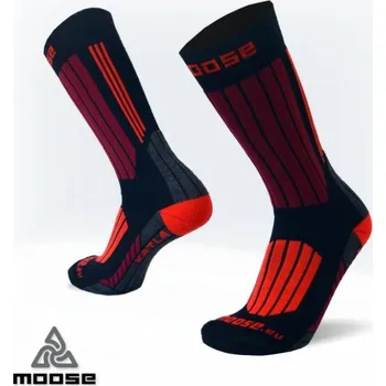 MOOSE ponožky Katla XS 36-37 Červená