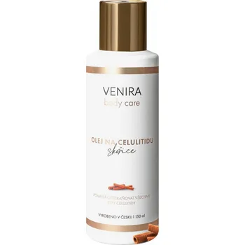 Kosmetika pro formování těla VENIRA Body Care olej na celulitidu skořice 150 ml